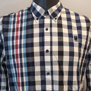 Desigual Blue Checkered Shirt